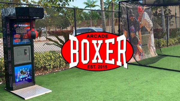 Boxer Punching Arcade Machine