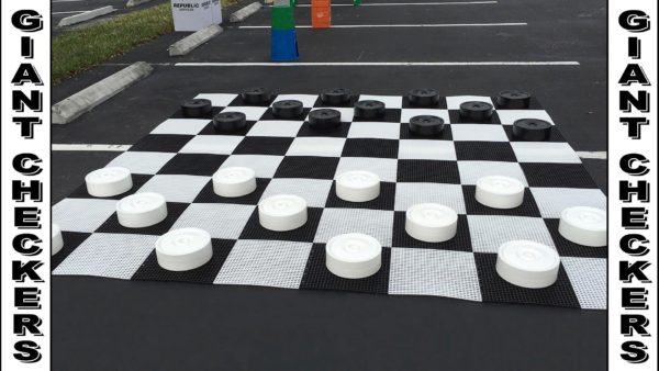 Giant life size Checkers