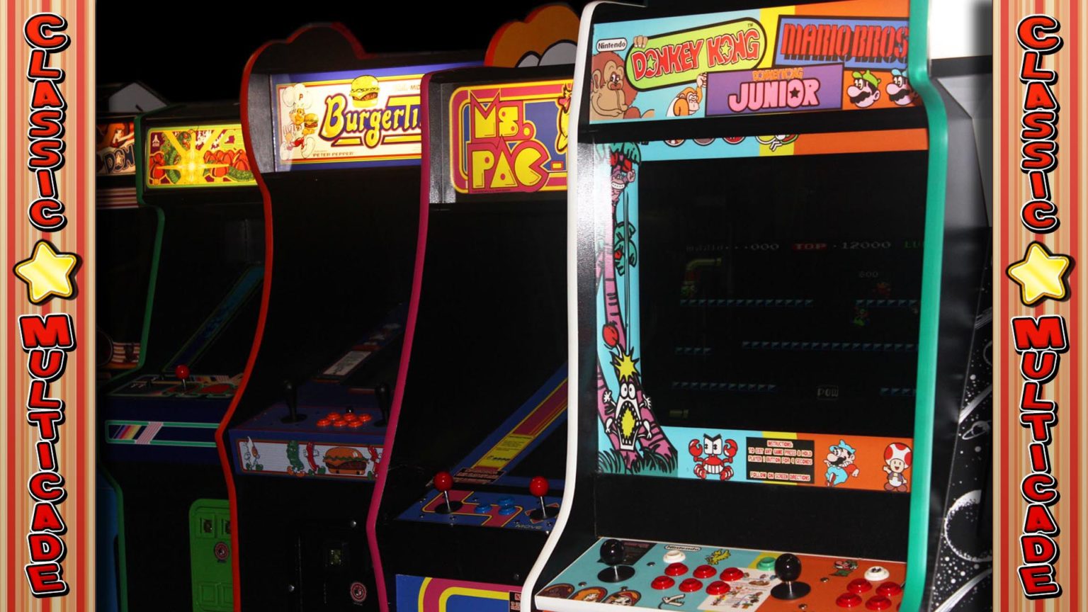 Classic Arcade Machines Miami Photo Booth Rentals