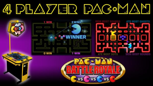 4-Player Pac-Man Battle Arcade Game