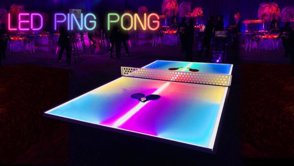 LED Ping Pong Regulation Size