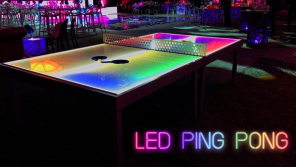 LED Ping Pong Regulation Size