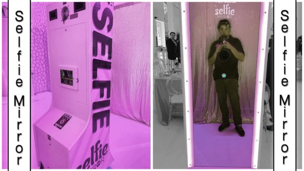 selfie mirror photo booth rental in orlando, florida