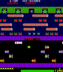 frogger arcade screen shot