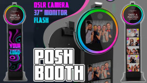 posh photo booth button